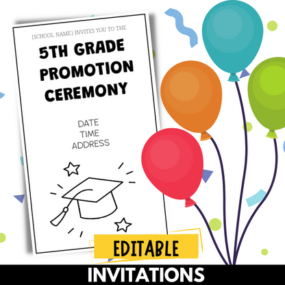 5th Grade Promotion Ceremony Kit