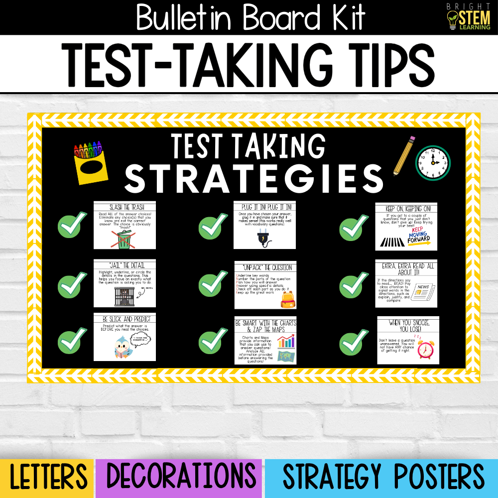 Test Taking Strategy Poster