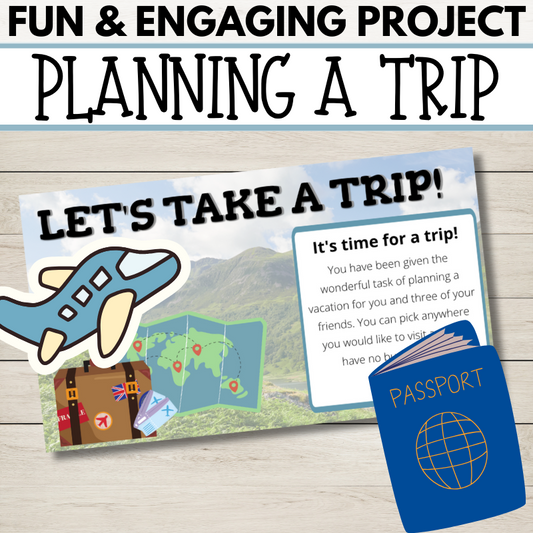 Fun Travel Project - Winter Break, Summer Break or Spring Break