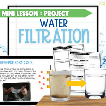 Water Filter Project and Ways to Filter Water Mini-Lesson