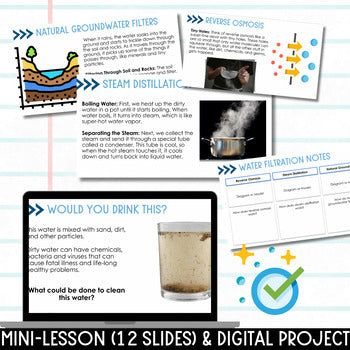 Water Filter Project and Ways to Filter Water Mini-Lesson