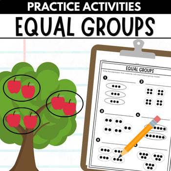 Multiplication Mastery: Equal Groups Practice and Word Problems for 3rd Grade