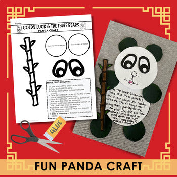 Goldy Luck and the Three Pandas Read Aloud Companion + Craft